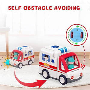 اسباب بازی نوزادی ماشین آمبولانس موزیکال هولی تویز Hola Toys مدل E8997 _اسباب بازی نوزادی